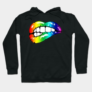 Rainbow lips Hoodie